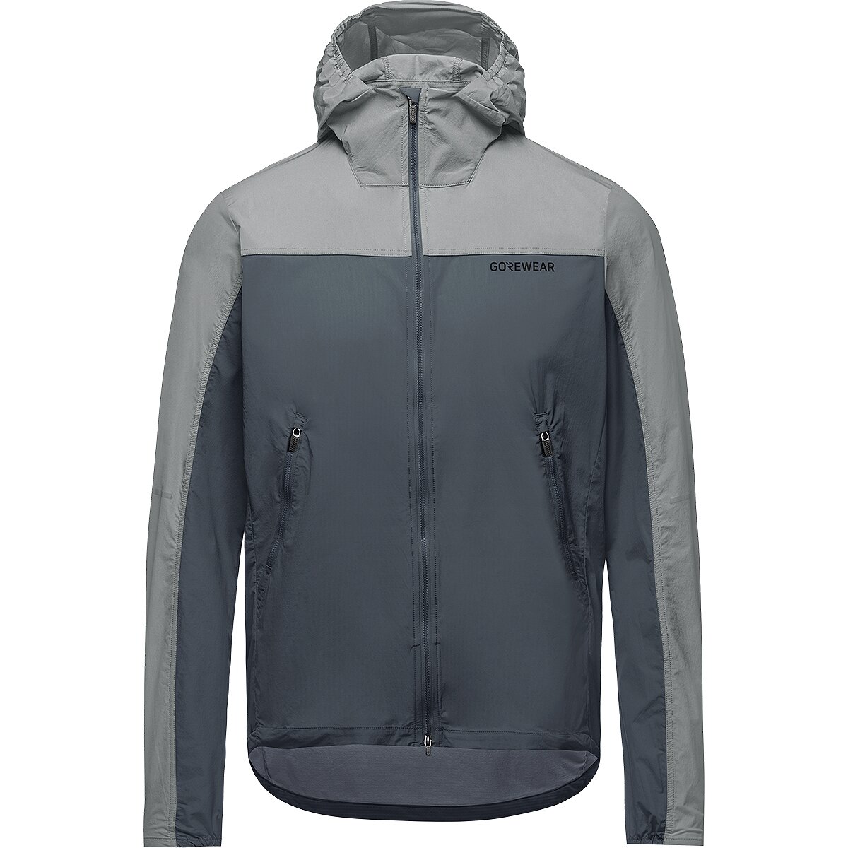 Image of GOREWEAR Fernflow Hooded Windbreaker - Men's Lab Graphite/Lab Gray, S