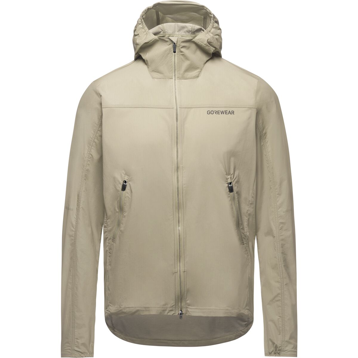 Image of GOREWEAR Fernflow Hooded Windbreaker - Men's Tech Beige, XXL