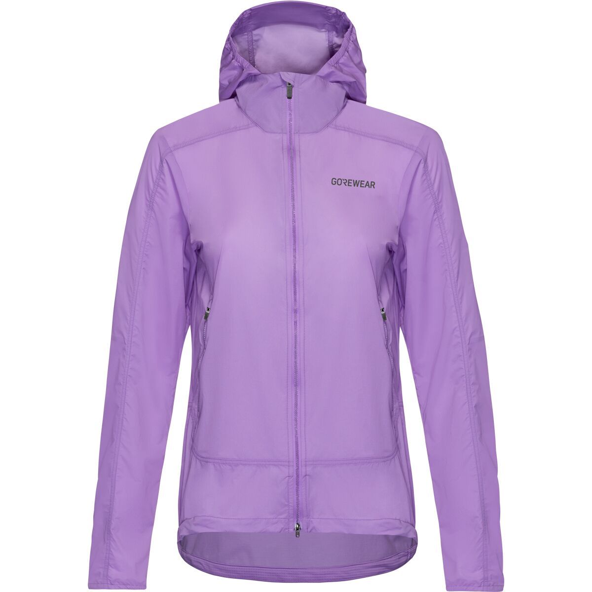 GOREWEAR Fernflow Hooded Windbreaker - Women's Scrub Purple, M