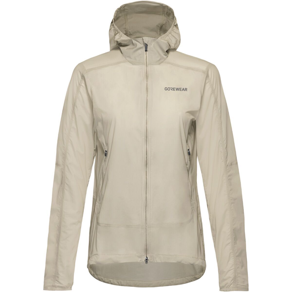 Image of GOREWEAR Fernflow Hooded Windbreaker - Women's Tech Beige, L