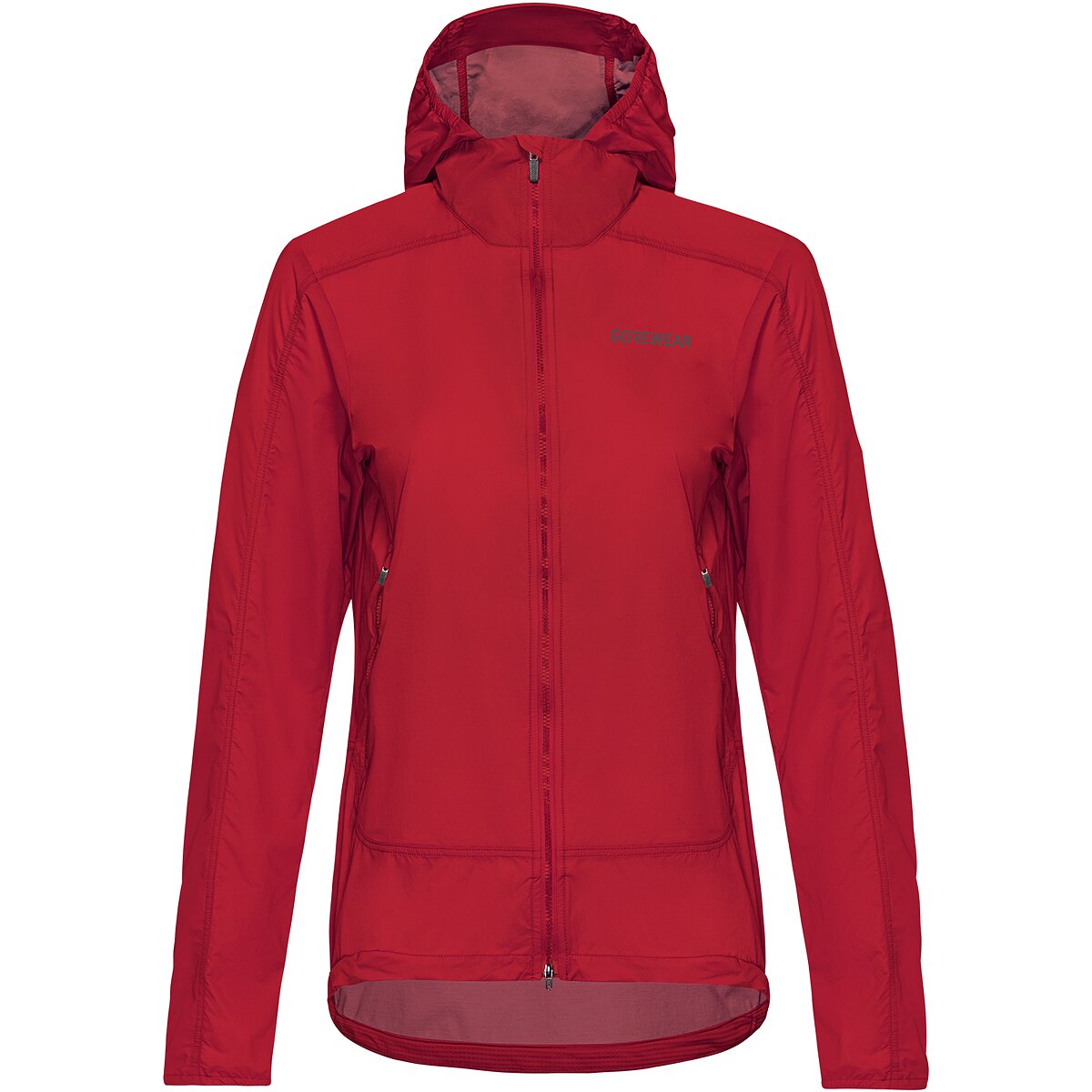 Image of GOREWEAR Fernflow Hooded Windbreaker - Women's Utility Red, XS