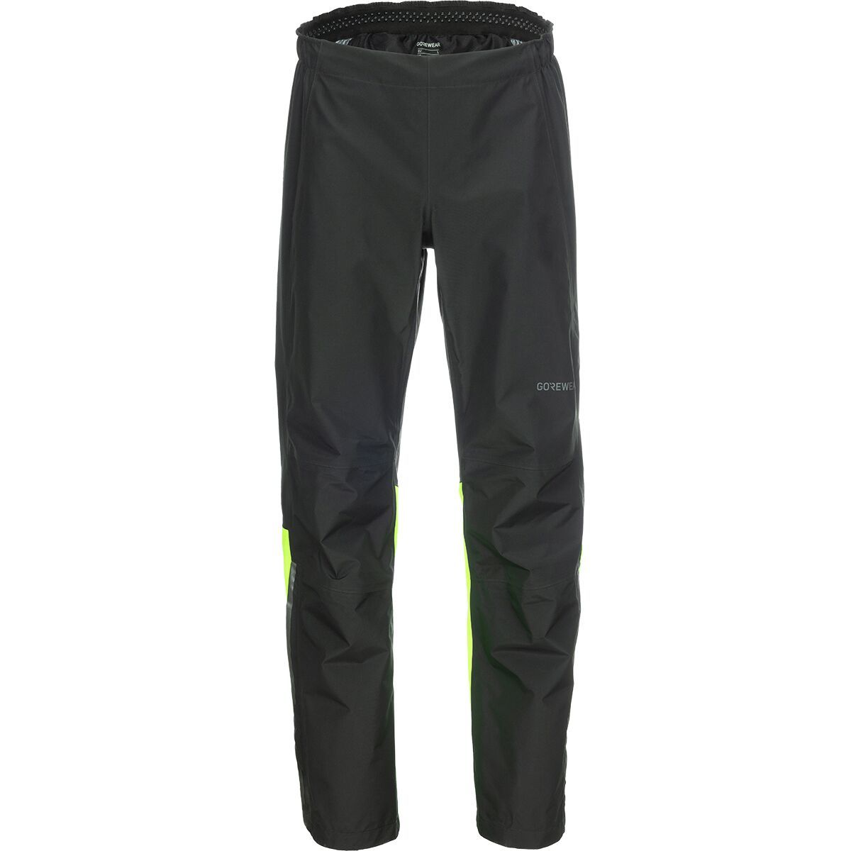 Image of GOREWEAR Glidewheel GORE-TEX Pant - Men's Black/Neon Yellow, US M/EU L