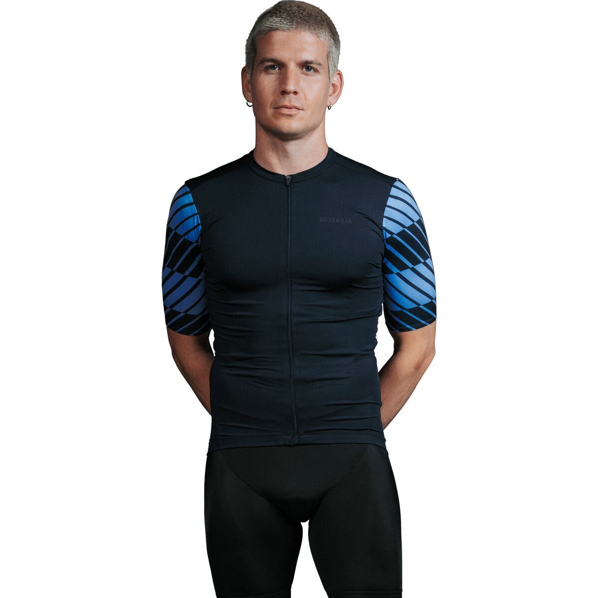 Image of GOREWEAR SWIFTRIDE Optical Jersey - Men's Orbit Blue/Cargo Blue, US XXL/EU 3XL