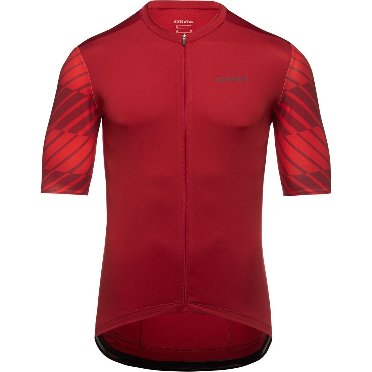 Image of GOREWEAR SWIFTRIDE Optical Jersey - Men's Utility Red/Lab Red, US XL/EU XXL