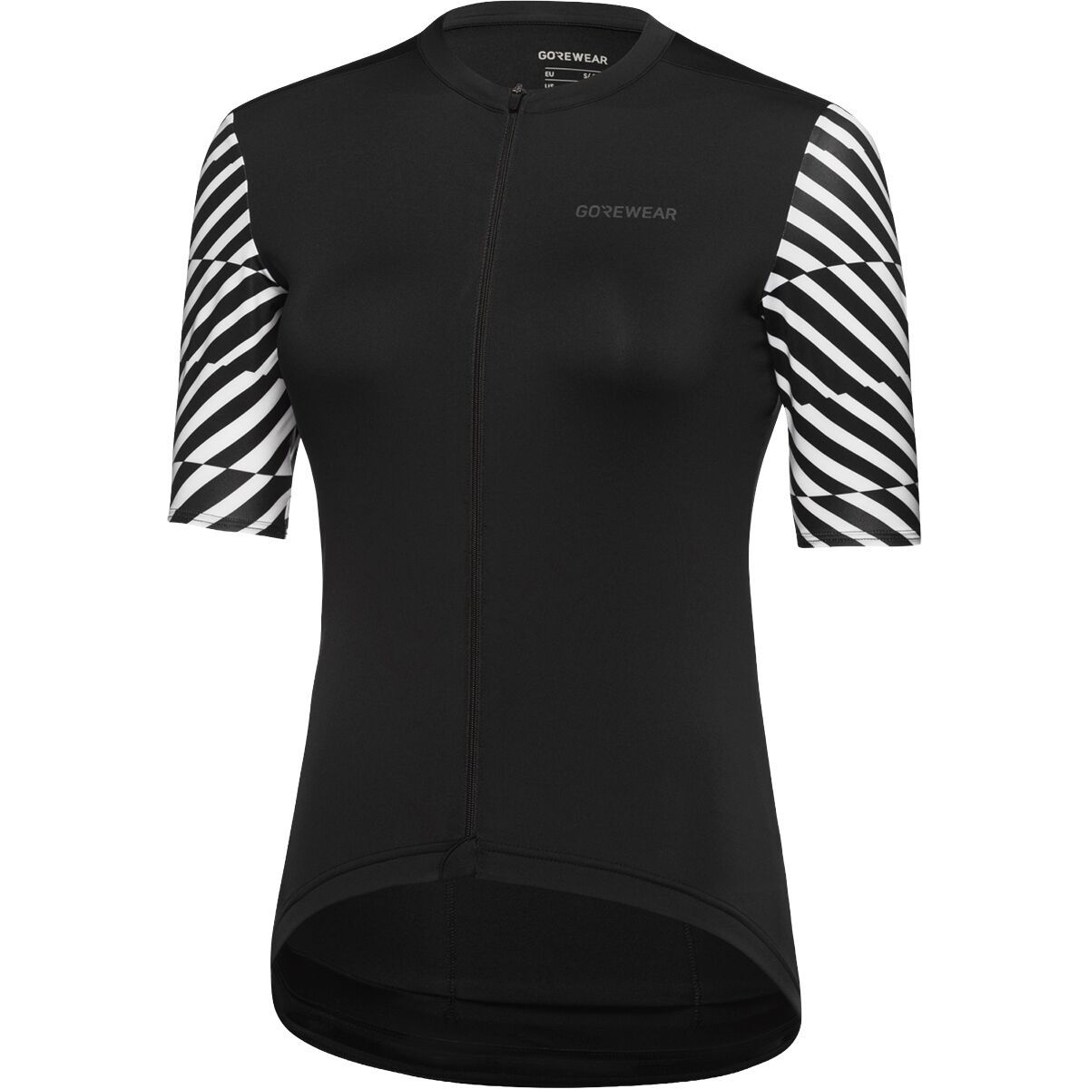 Image of GOREWEAR SWIFTRIDE Optical Jersey - Women's Black/White, XS/0-2
