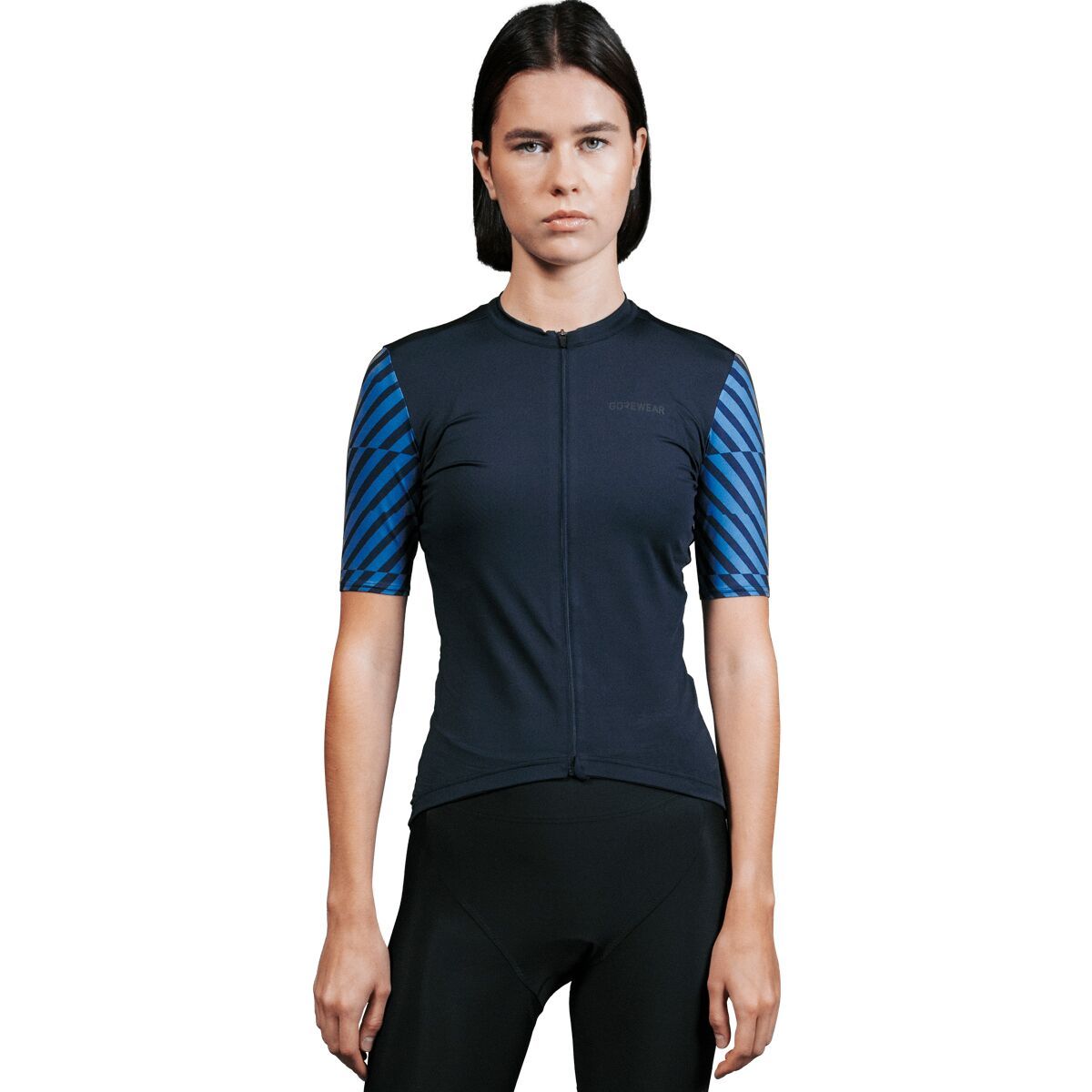 Image of GOREWEAR SWIFTRIDE Optical Jersey - Women's Orbit Blue/Cargo Blue, L/12-14