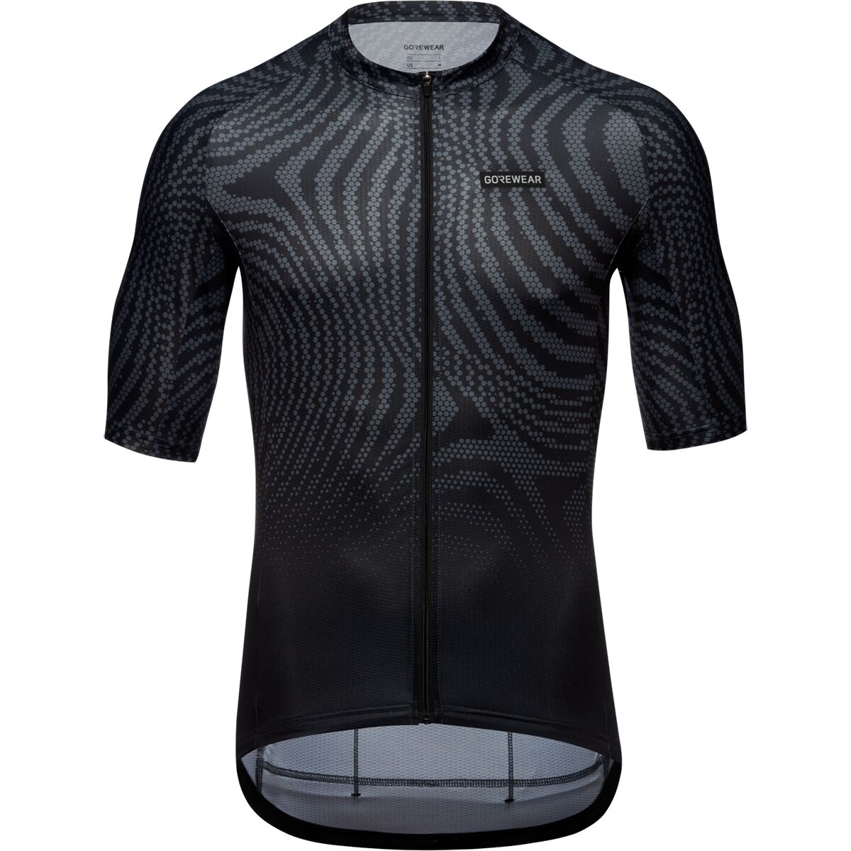 Image of GOREWEAR Spirit Moire Jersey - Men's Black/Lab Graphite, US M/EU L