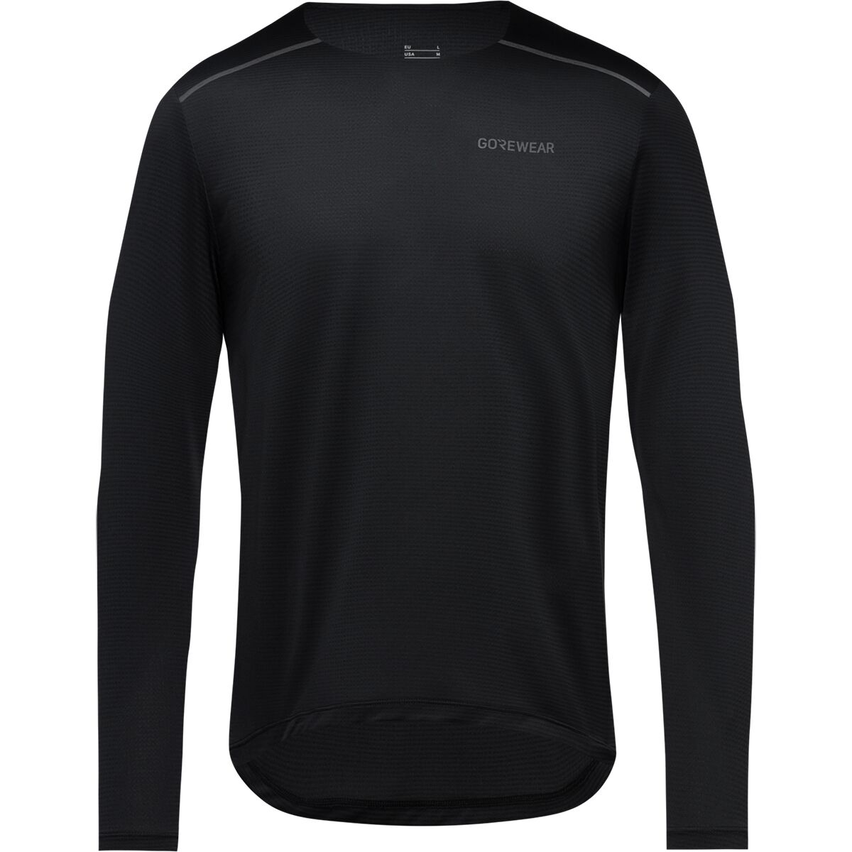 Image of GOREWEAR Contest 2.0 Long-Sleeve T-Shirt - Men's Black, US XS/EU S
