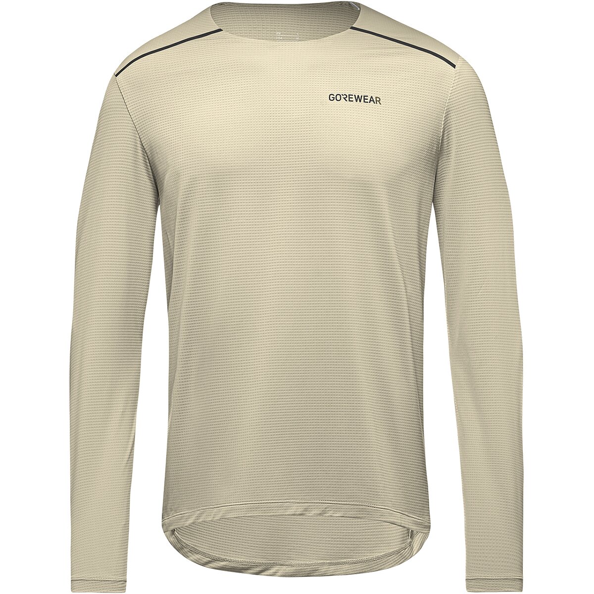 Image of GOREWEAR Contest 2.0 Long-Sleeve T-Shirt - Men's Tech Beige, US XS/EU S