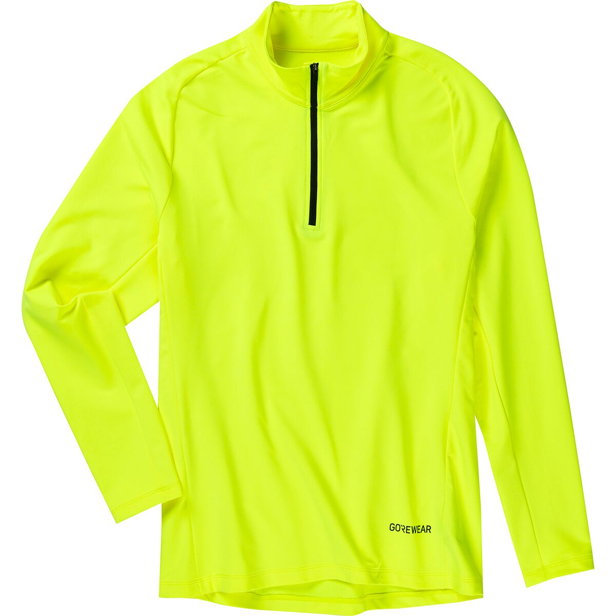 Image of GOREWEAR Everyday Mid 1/4-Zip Top - Men's Neon Yellow, US XS/EU S