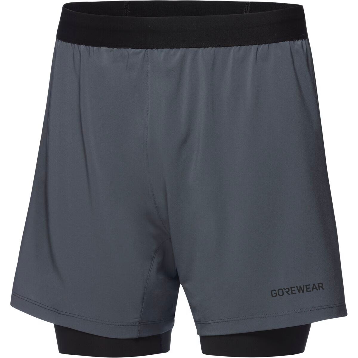Image of GOREWEAR Concurve 5in 2in1 Short - Men's Lab Graphite/Black, US XS/EU S