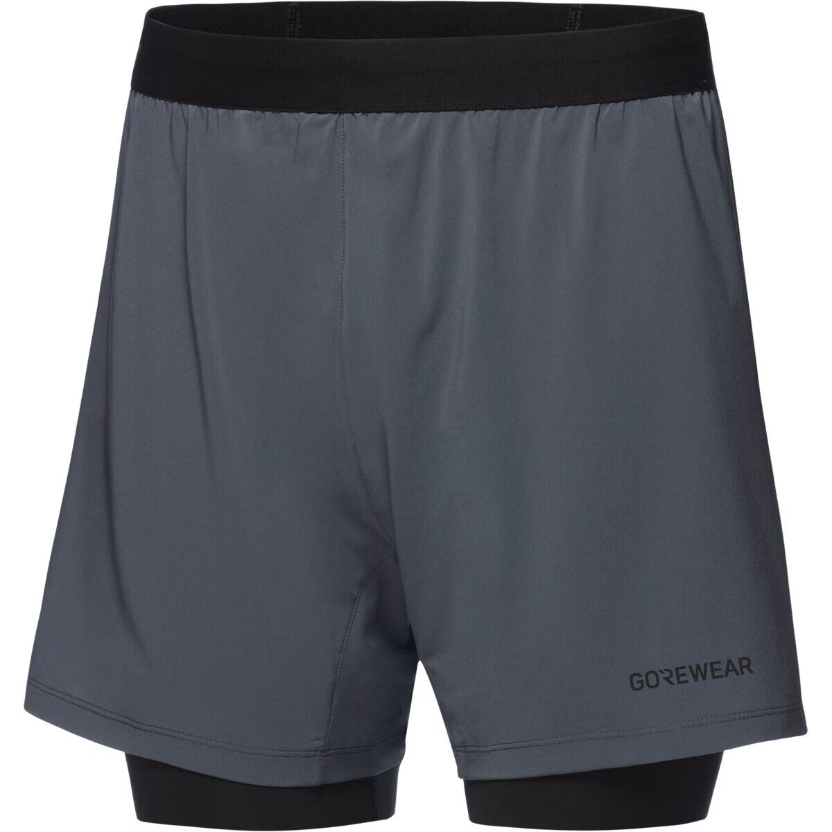 Image of GOREWEAR Concurve 5in 2in1 Short - Men's Lab Graphite/Black, US XXS/EU XS