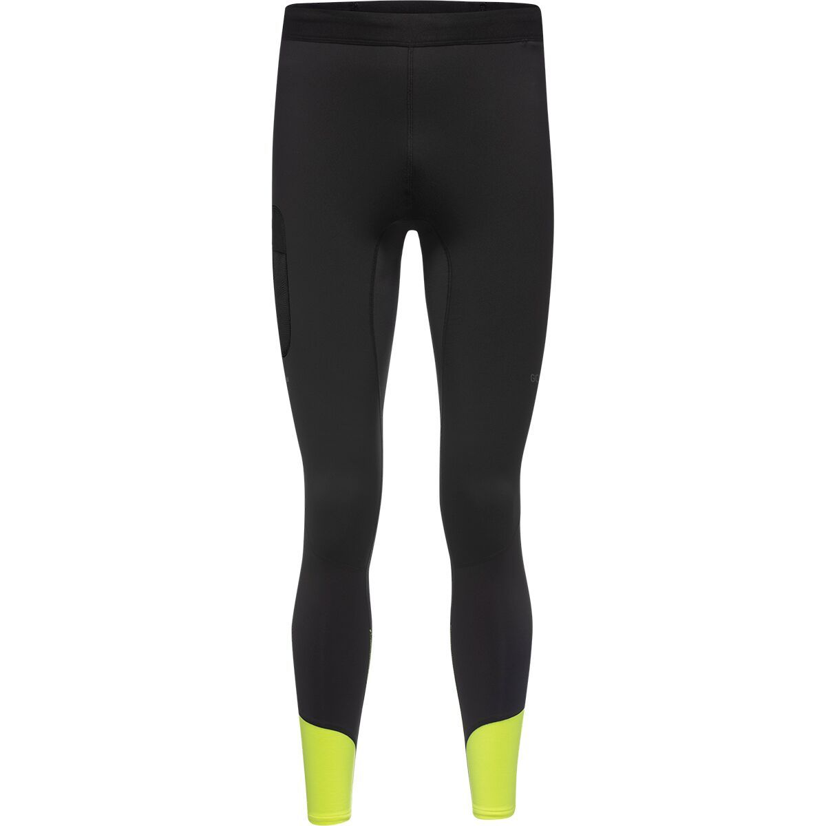 Image of GOREWEAR CONCURVE Thermo Hybrid Tight - Men's Black/Neon Yellow, US XL/EU XL