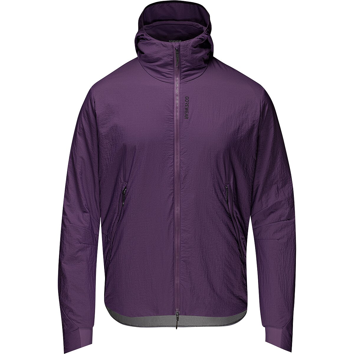Image of GOREWEAR CONCURVE WINDSTOPPER Insulated Hooded Jacket - Men's Purple Indigo, US S/EU S