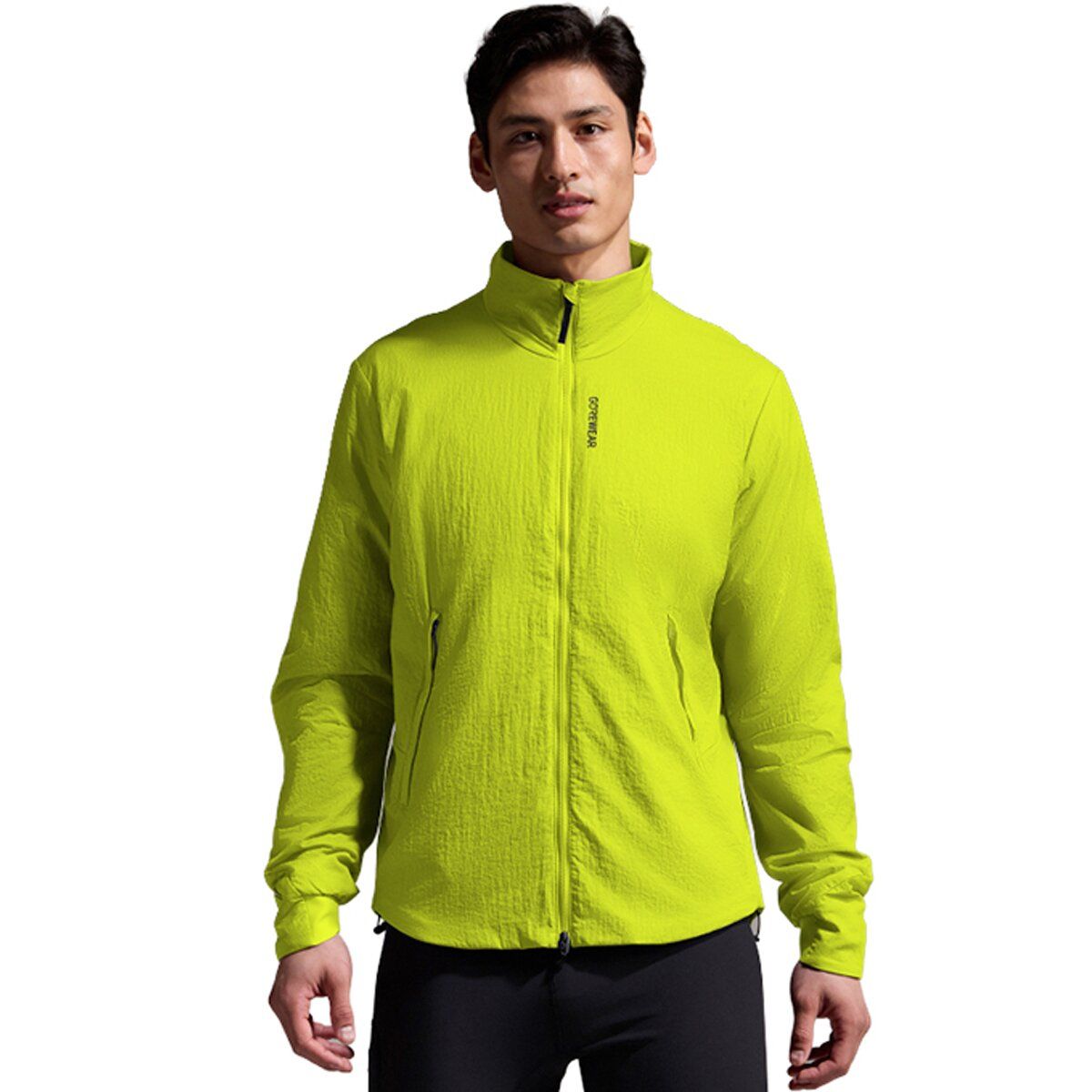 Image of GOREWEAR CONCURVE WINDSTOPPER Insulated Jacket - Men's Lime Yellow, US L/EU L