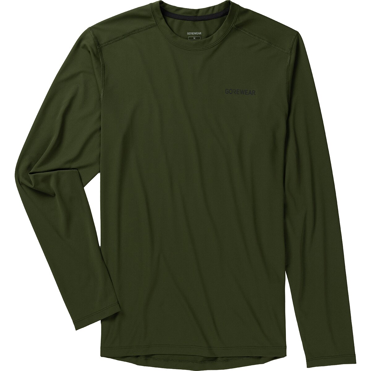 Image of GOREWEAR Everyday Tech Long-Sleeve T-Shirt - Men's Utility Green, US L/EU XL