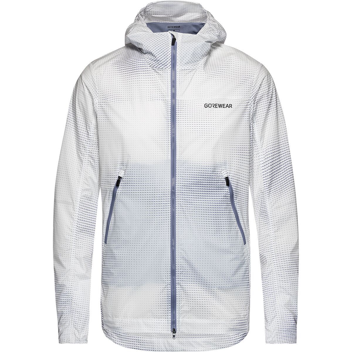 Image of GOREWEAR FERNFLOW Haze Windbreaker - Men's Arrow White/Amethyst Grey, S