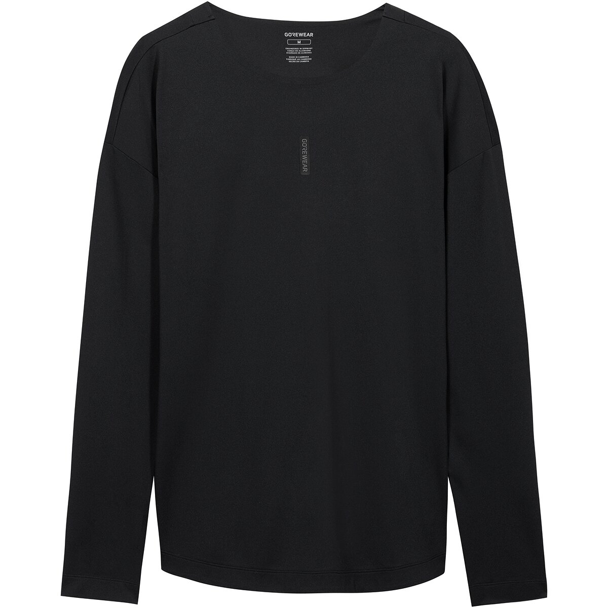 Image of GOREWEAR FERNFLOW Long-Sleeve T-Shirt - Men's Black, M
