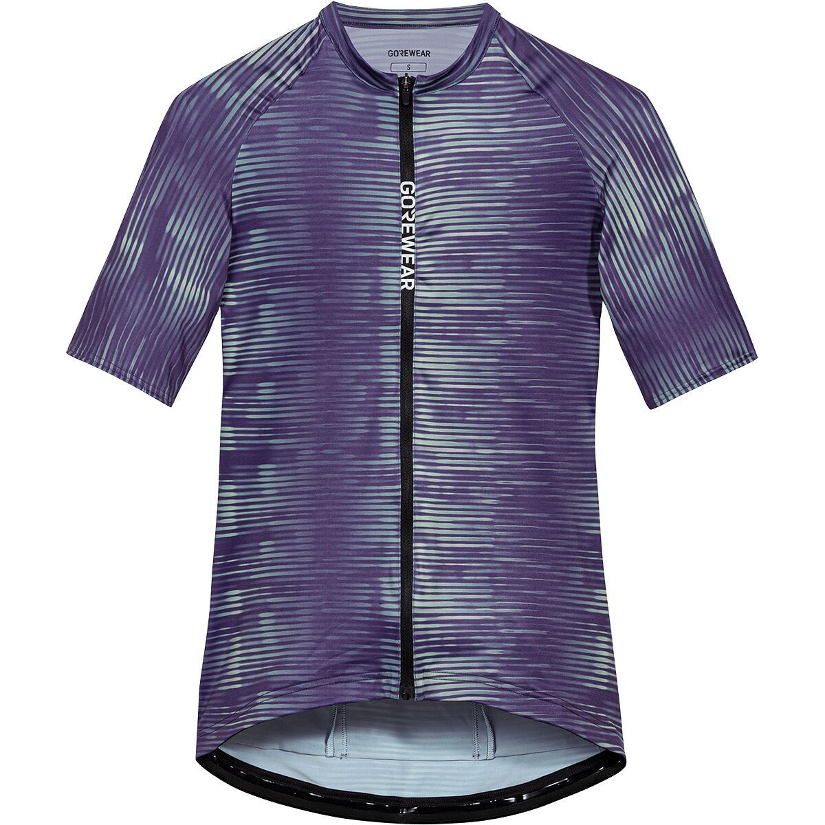 Image of GOREWEAR SPINSHIFT Pixel Short-Sleeve Jersey - Women's Purple Indigo/Spring Green, S