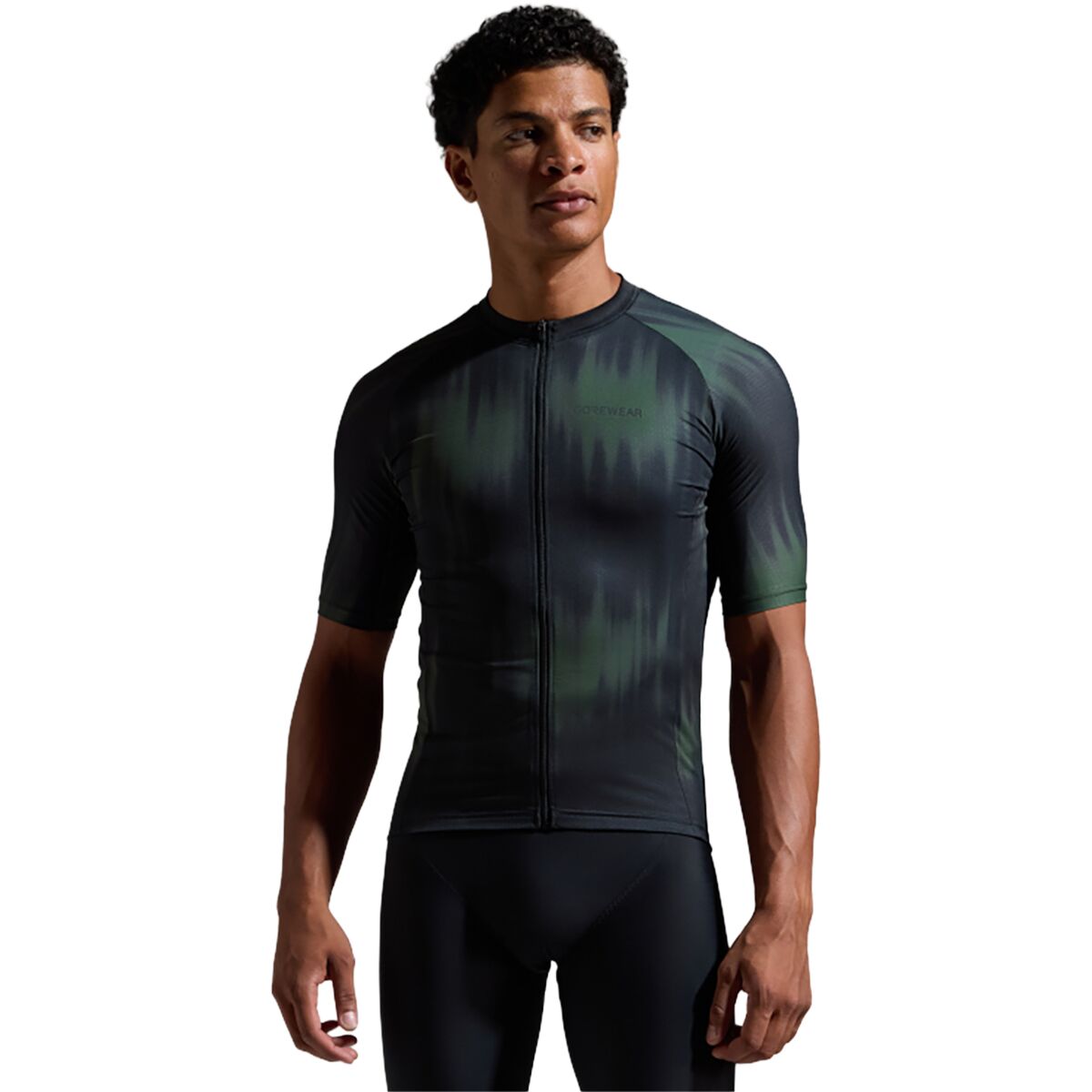 Image of GOREWEAR Spirit Pulse Short-Sleeve Jersey - Men's Black/Lab Graphite, XXL