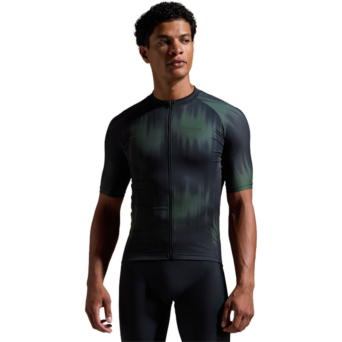 Image of GOREWEAR Spirit Pulse Short-Sleeve Jersey - Men's Black/Lab Graphite, XL