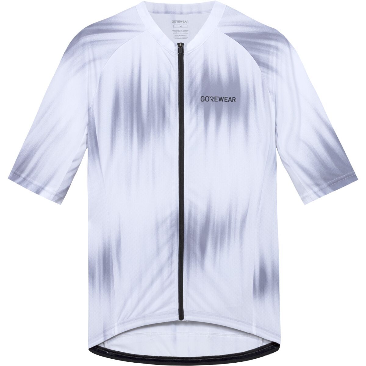 Image of GOREWEAR Spirit Pulse Short-Sleeve Jersey - Men's White/Amethyst Grey, S