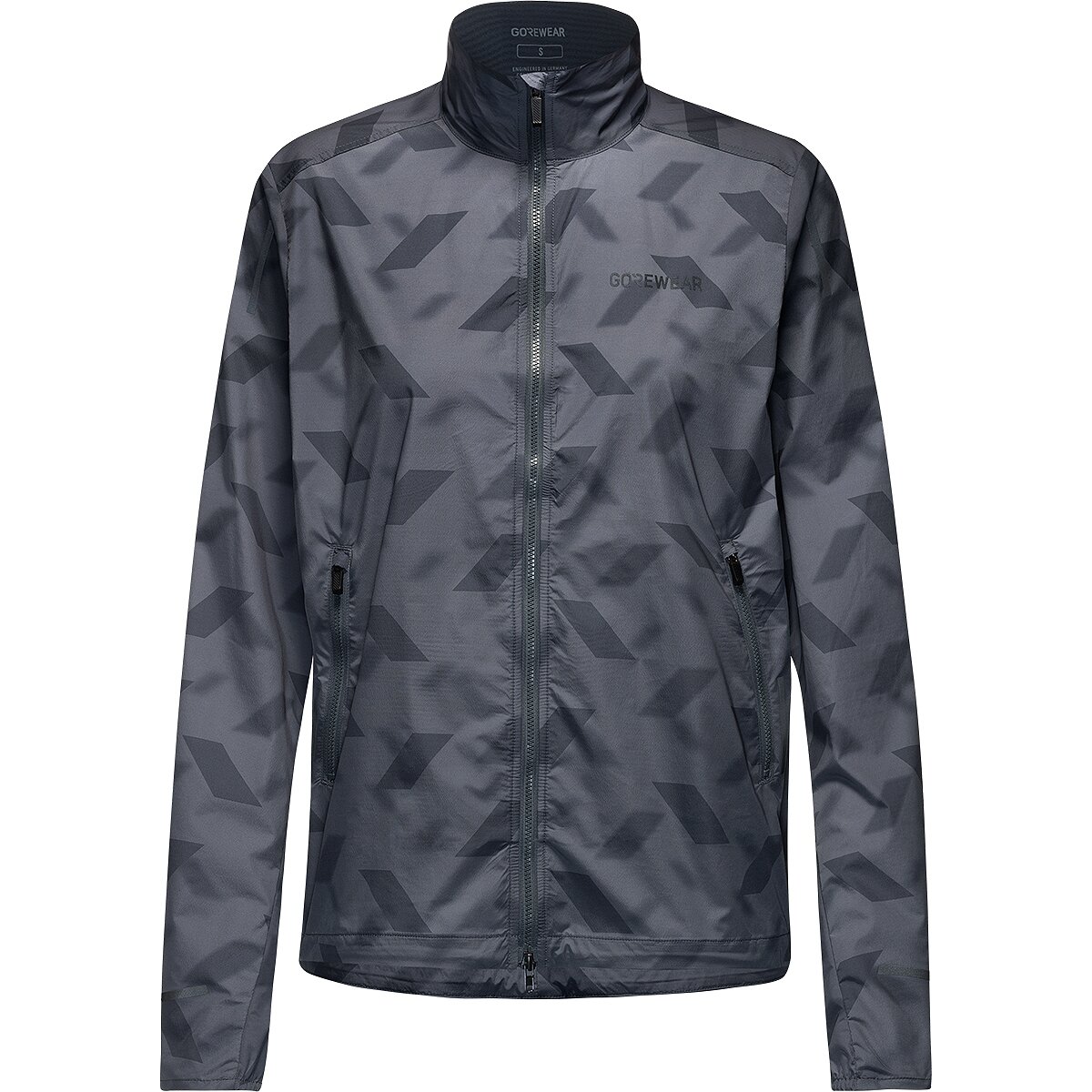 Image of GOREWEAR Concurve 3D Graphic Windbreaker - Women's Lab Graphite, M/8-10
