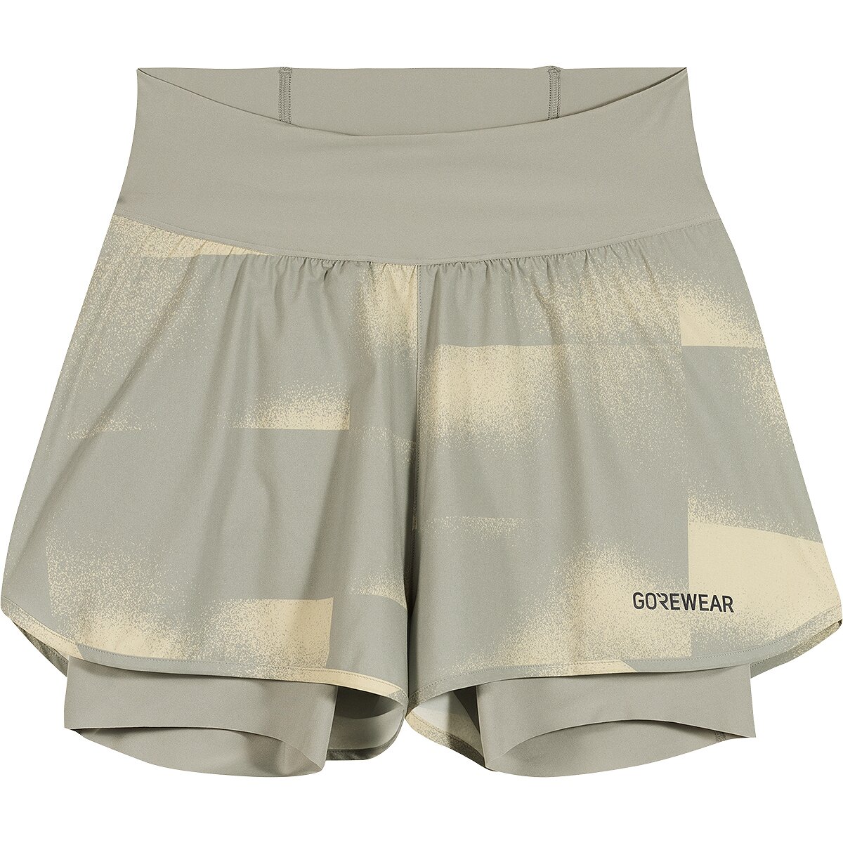 Image of GOREWEAR Concurve 3in 2-in-1 Cloud Short - Women's Lab Gray/Tech Beige, XS/0-2