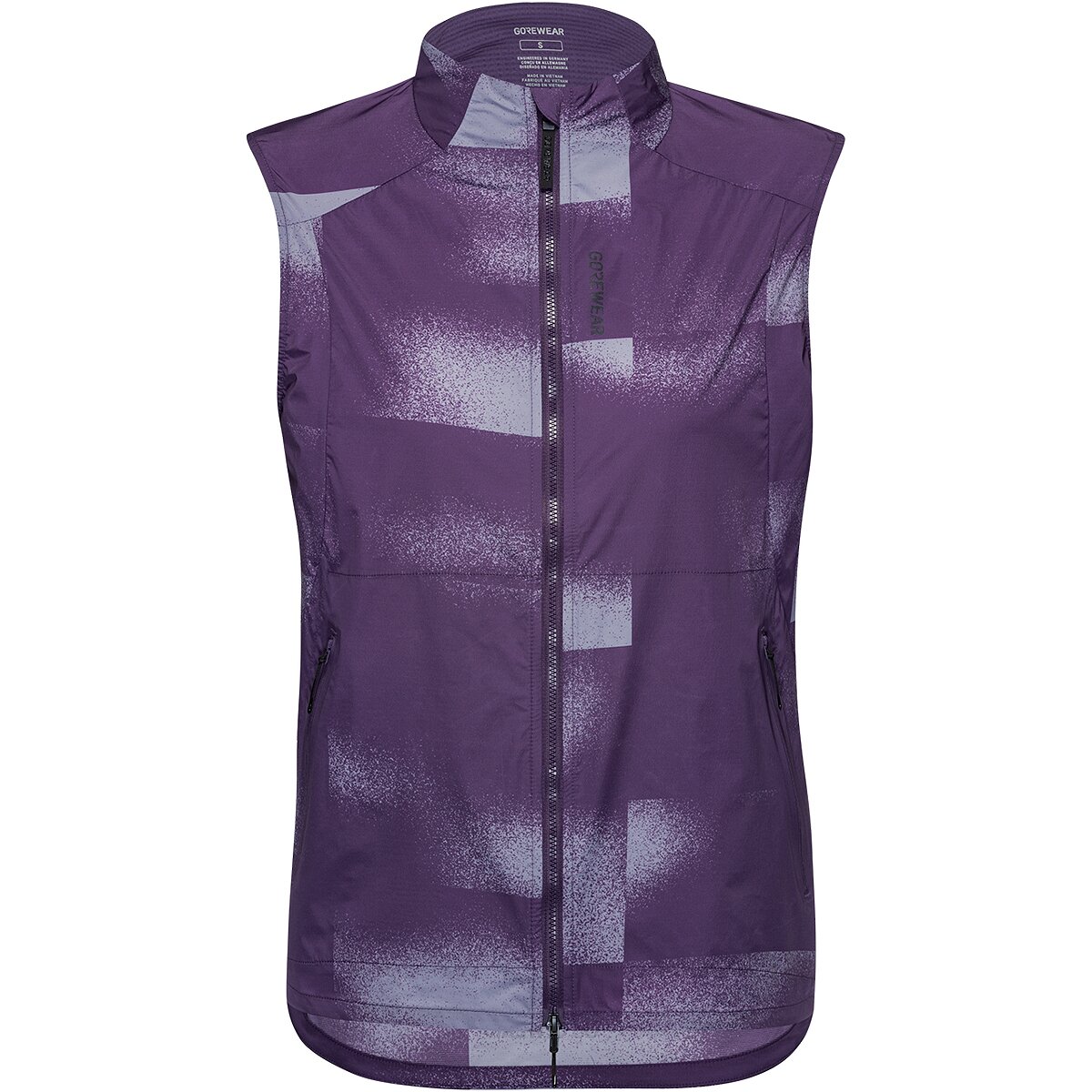 Image of GOREWEAR Concurve Cloud Windbreaker Vest - Women's Purple Indigo / Amethyst Grey, M/8-10