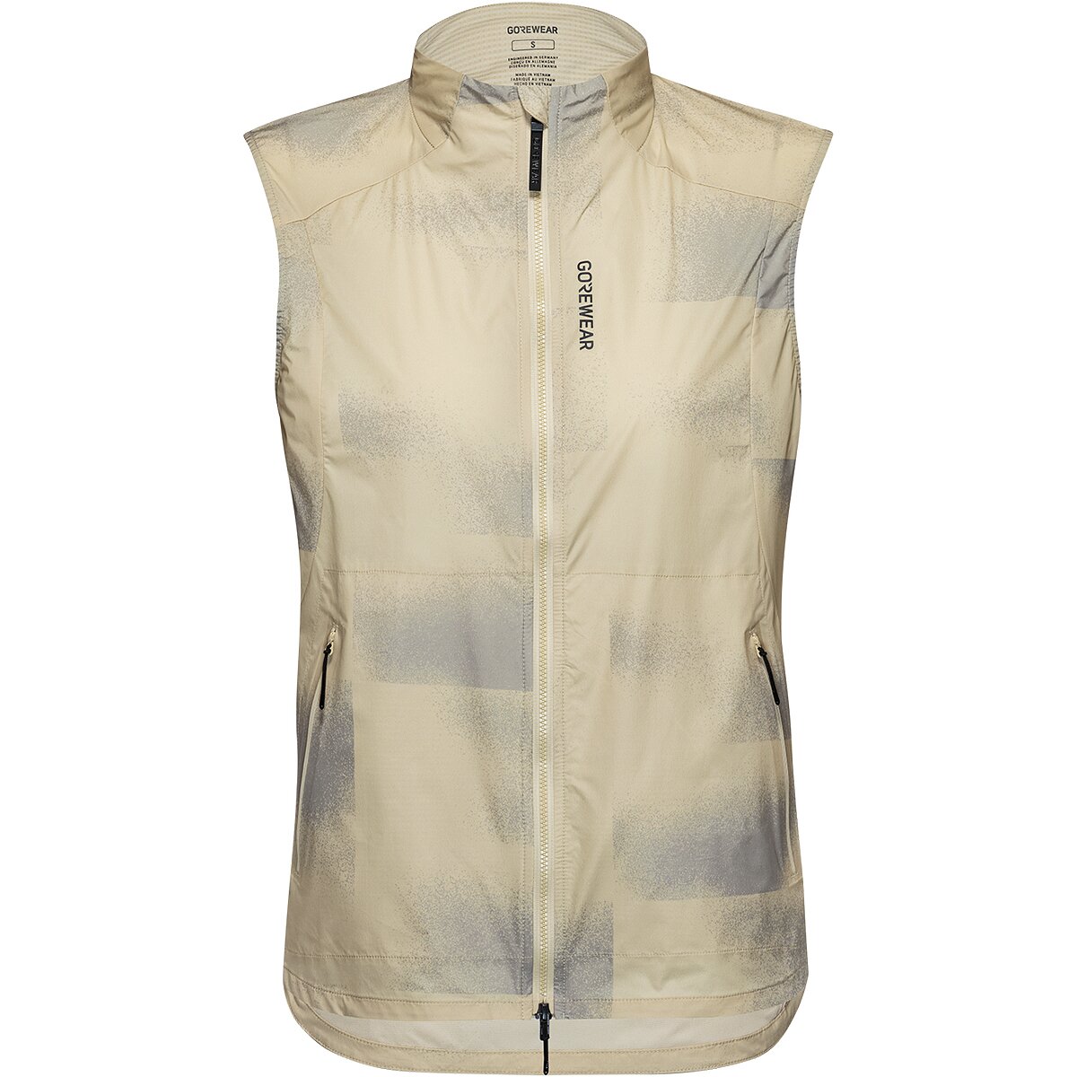 Image of GOREWEAR Concurve Cloud Windbreaker Vest - Women's Tech Beige/Lab Gray, L/12-14