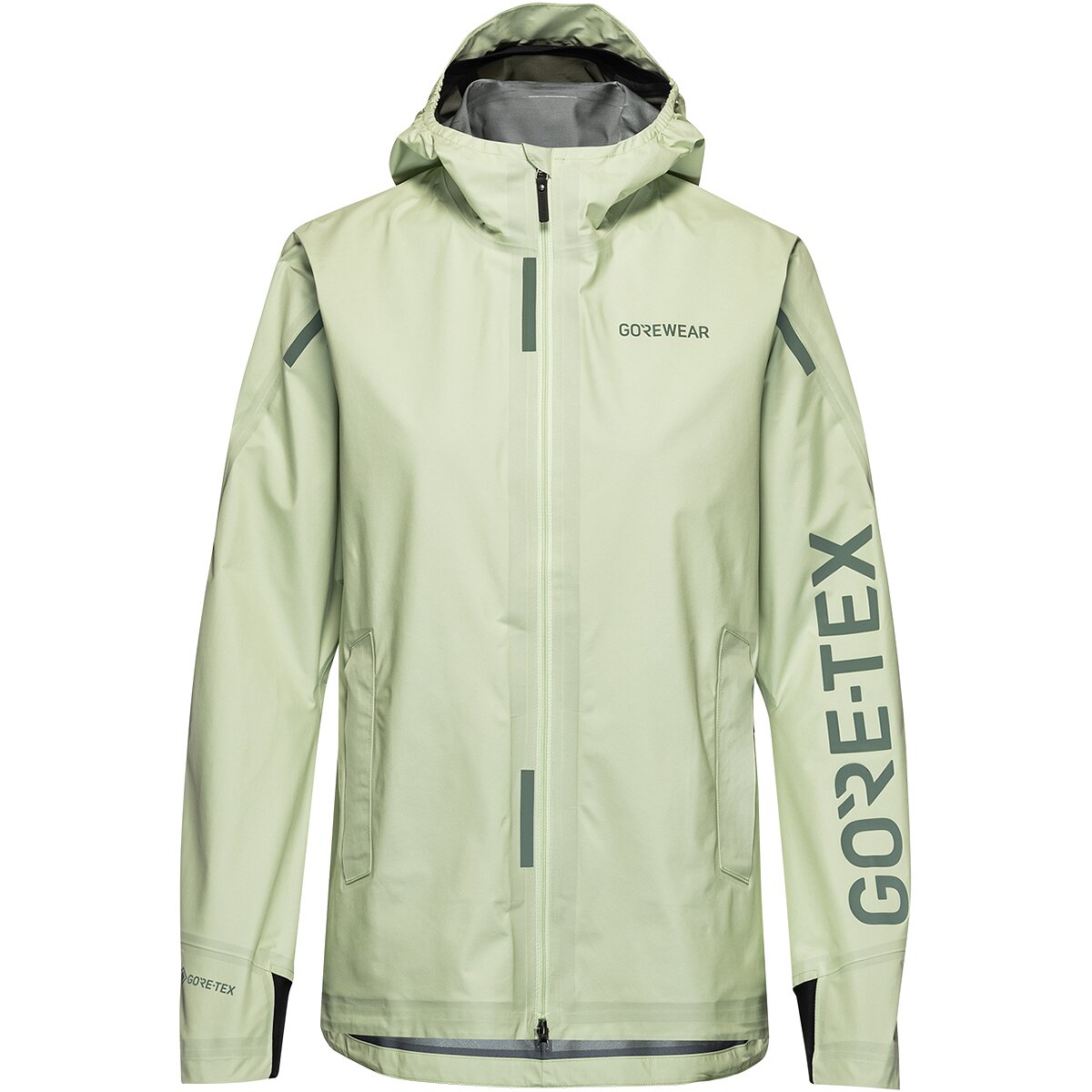 Image of GOREWEAR Concurve GTX Logo Jacket - Women's Spring Green / Slate Green, L/12-14