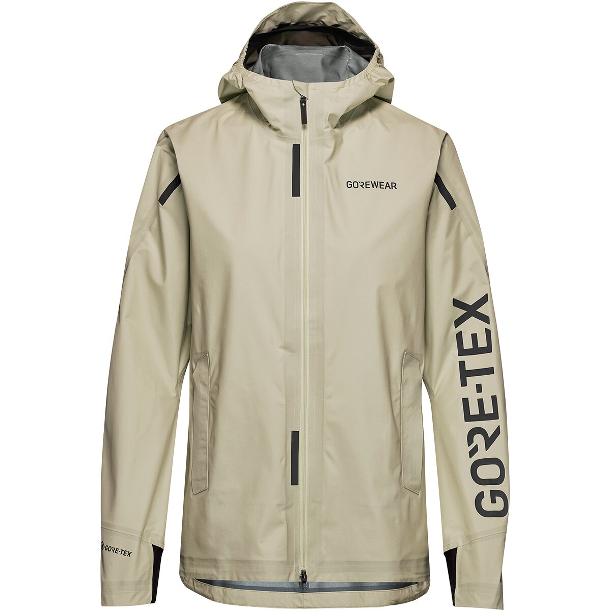 Image of GOREWEAR Concurve GTX Logo Jacket - Women's Tech Beige / Black, XS/0-2