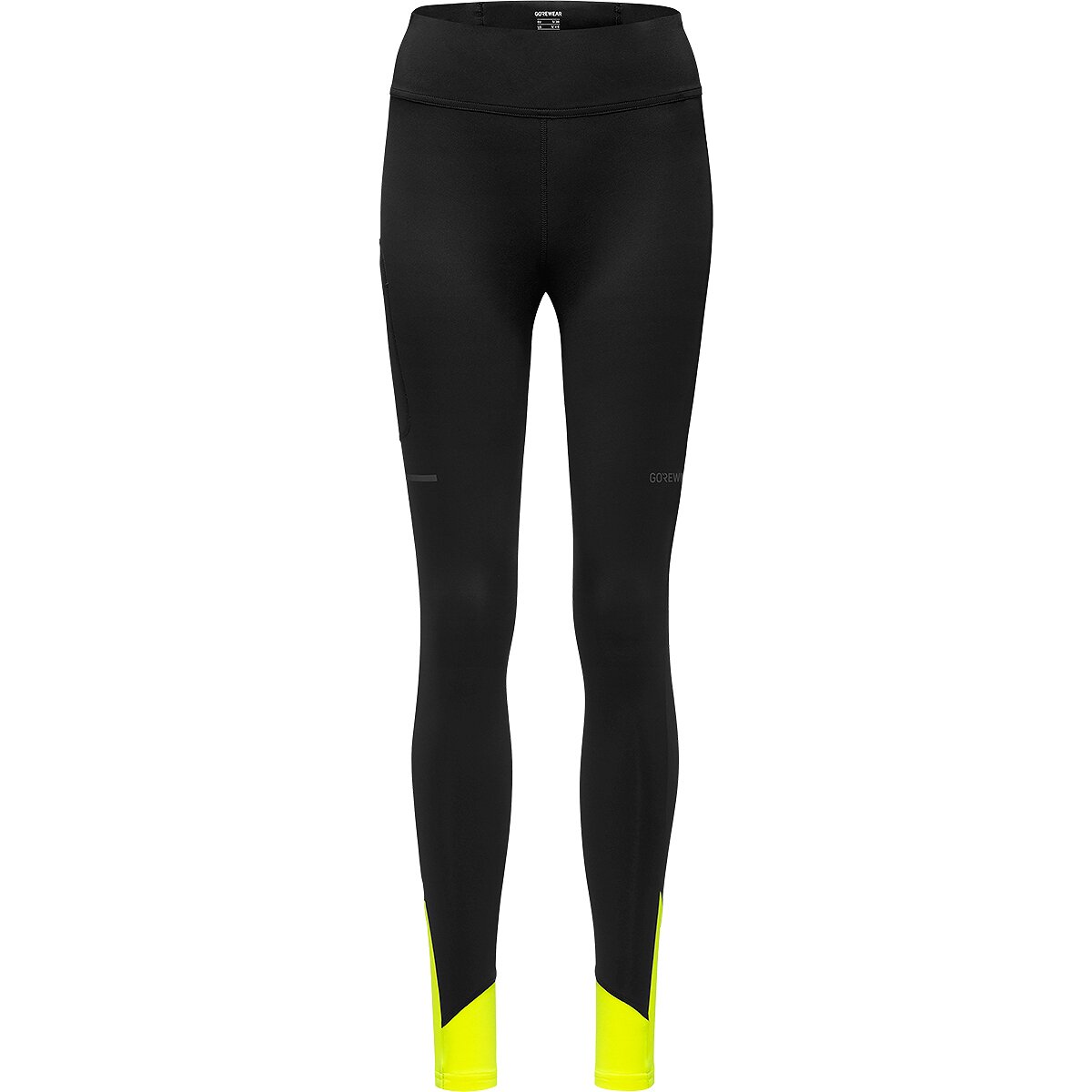Image of GOREWEAR Concurve Thermo Tight 2.0 - Women's Black/Neon Yellow, L/12-14
