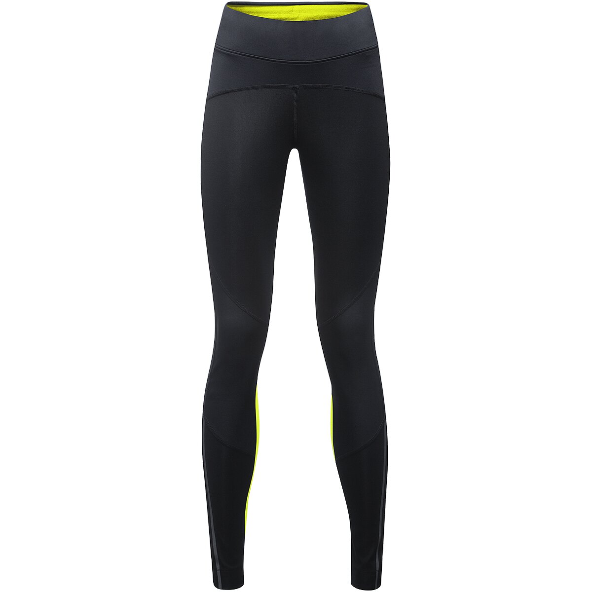 Image of GOREWEAR R5 GTX Infinium Tight - Women's Black/Neon Yellow, XS/0-2