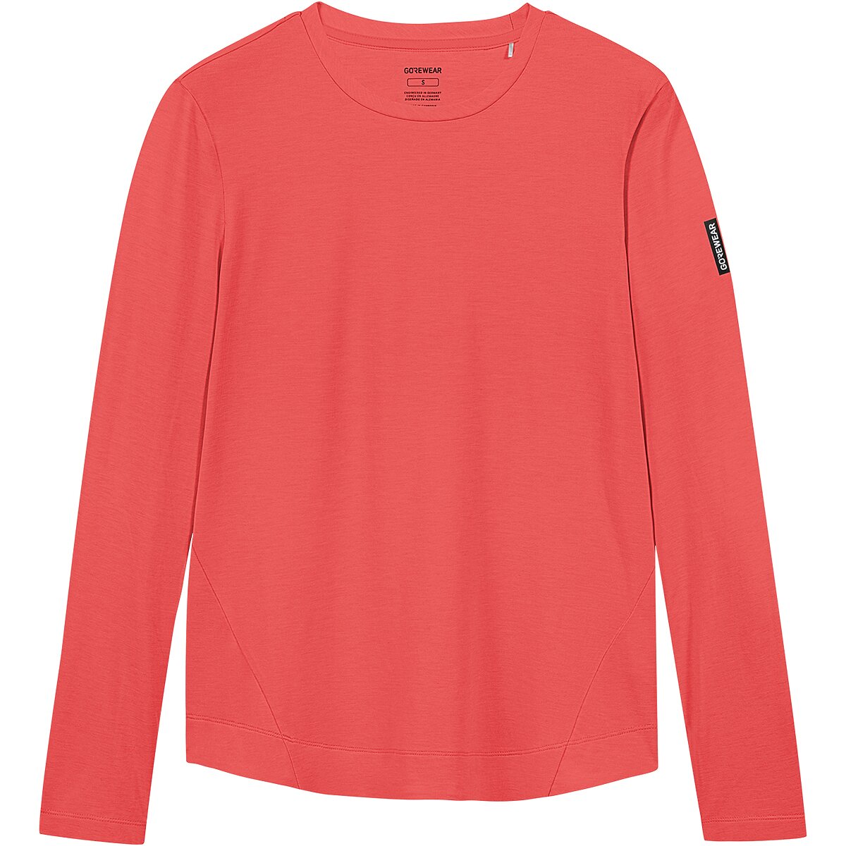 Image of GOREWEAR Training Long-Sleeve T-Shirt - Women's Coral Red, XS/0-2