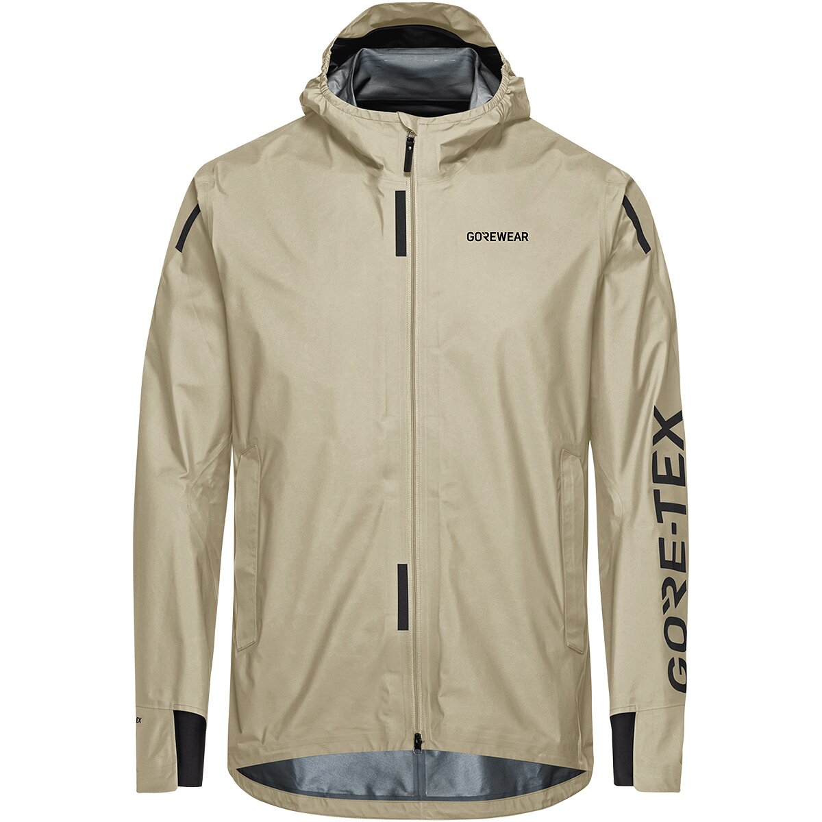 Image of GOREWEAR Concurve GTX Logo Jacket - Men's Tech Beige / Black, US XXL/EU 3XL