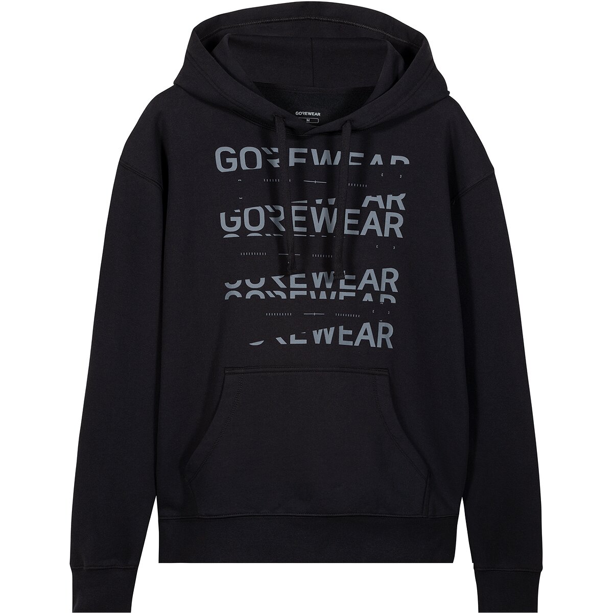 Image of GOREWEAR Fracture Logo Hoodie - Men's Black, US L/EU XL