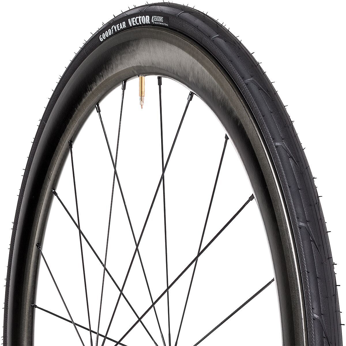 Image of Goodyear Vector 4Season Tubeless Tire Black, 700x25