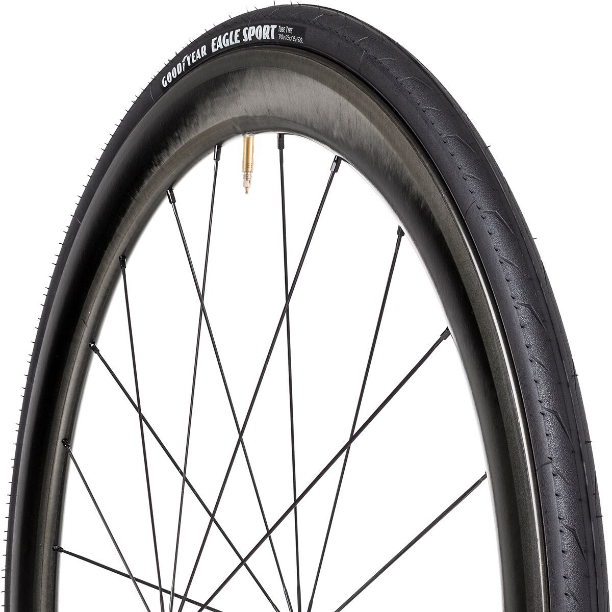 Image of Goodyear Eagle Sport Clincher Tire Black, 700x25