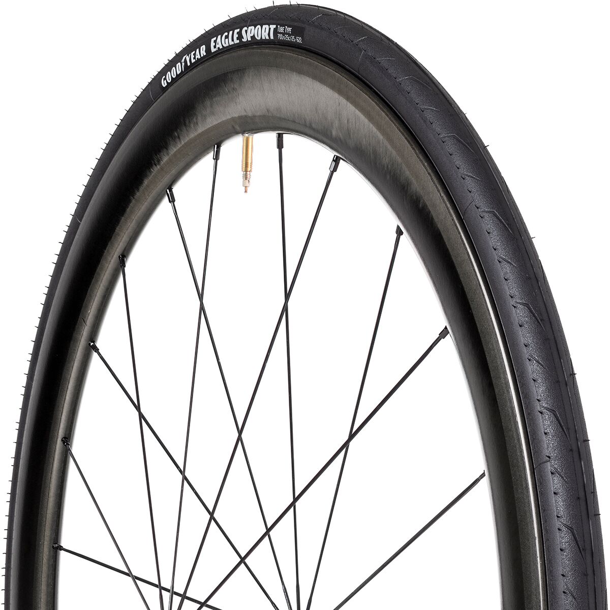 Image of Goodyear Eagle Sport Clincher Tire Black, 700x28