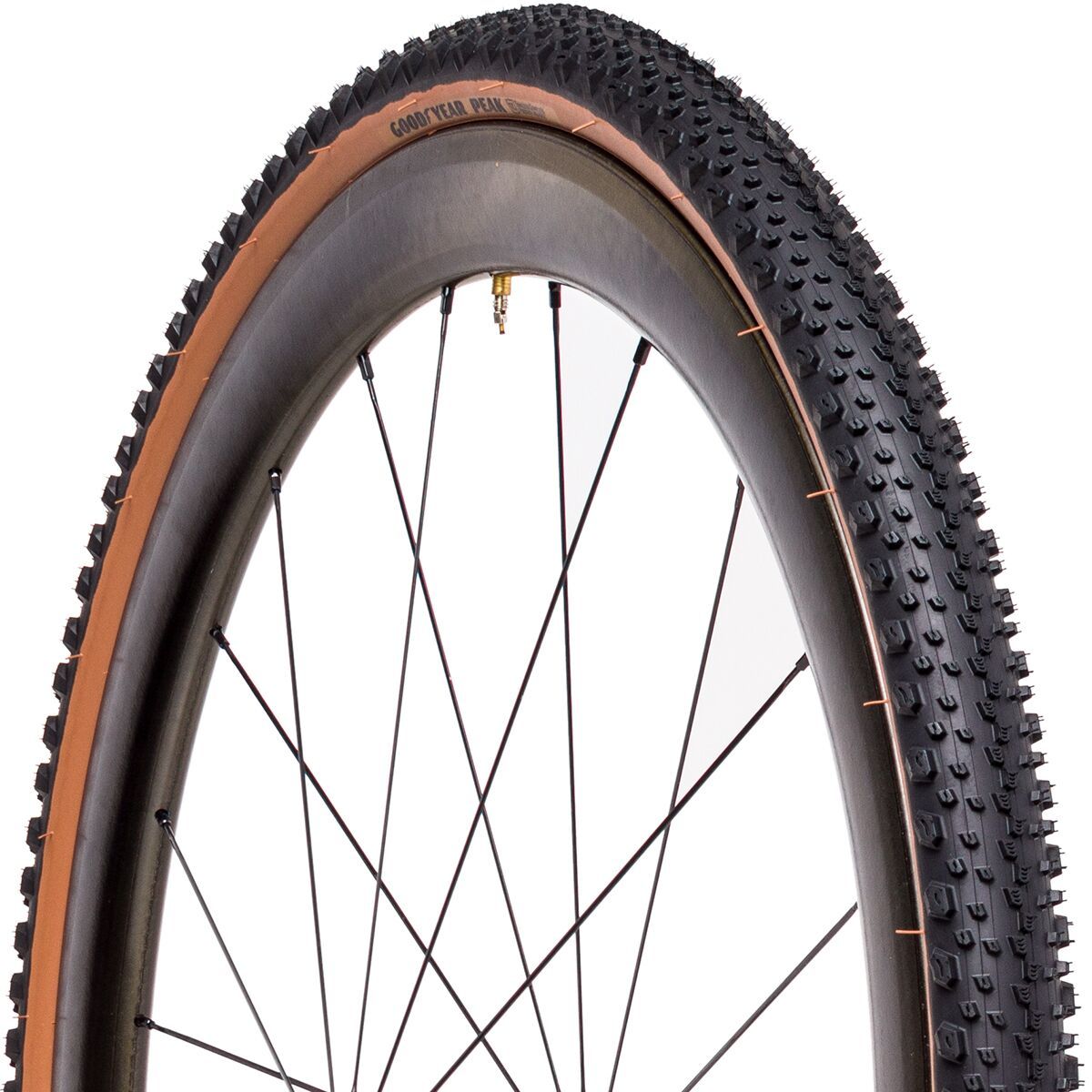 Image of Goodyear Peak Ultimate Tubeless Tire Tan, 700x35