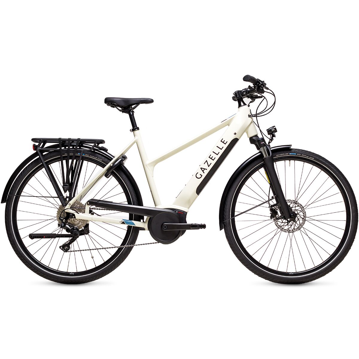 Image of Gazelle Medeo T10 E-Bike Ivory Gloss, 45cm/Mid Step