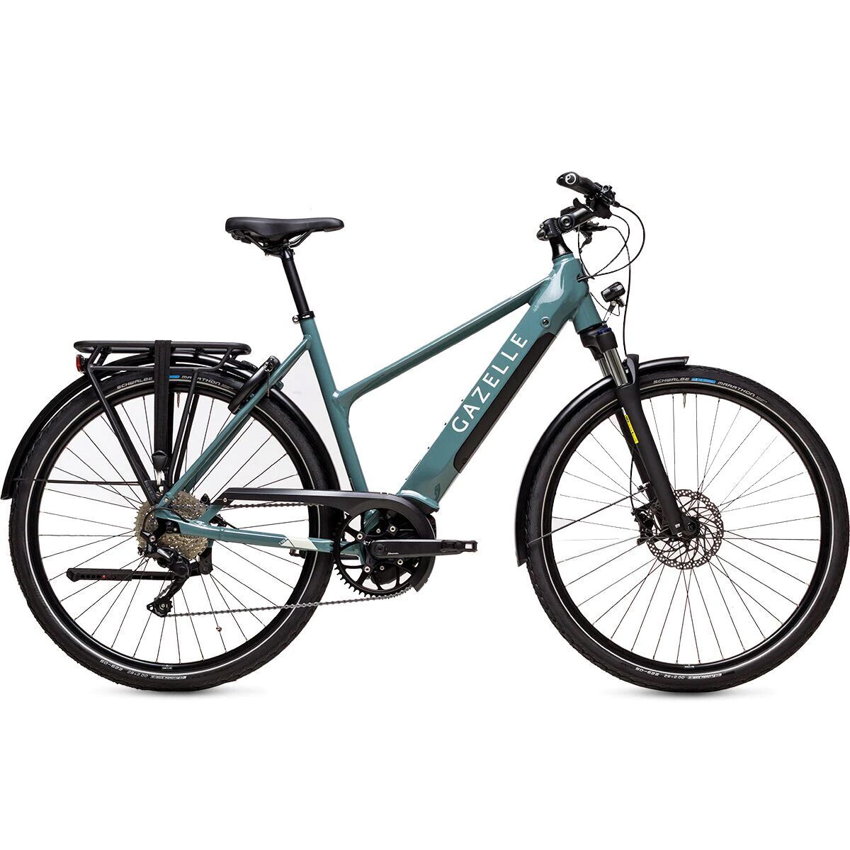 Gazelle Medeo T10 Plus E-Bike Petrol Gloss, 55cm/Mid Step