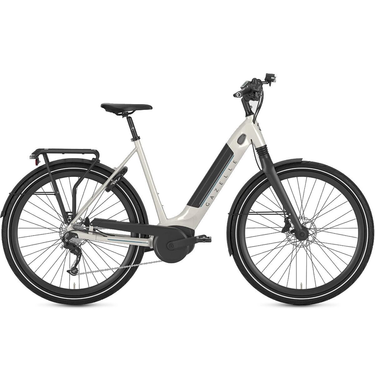 Gazelle Ultimate T10 E-Bike Ivory Gloss, 53cm/Low Step
