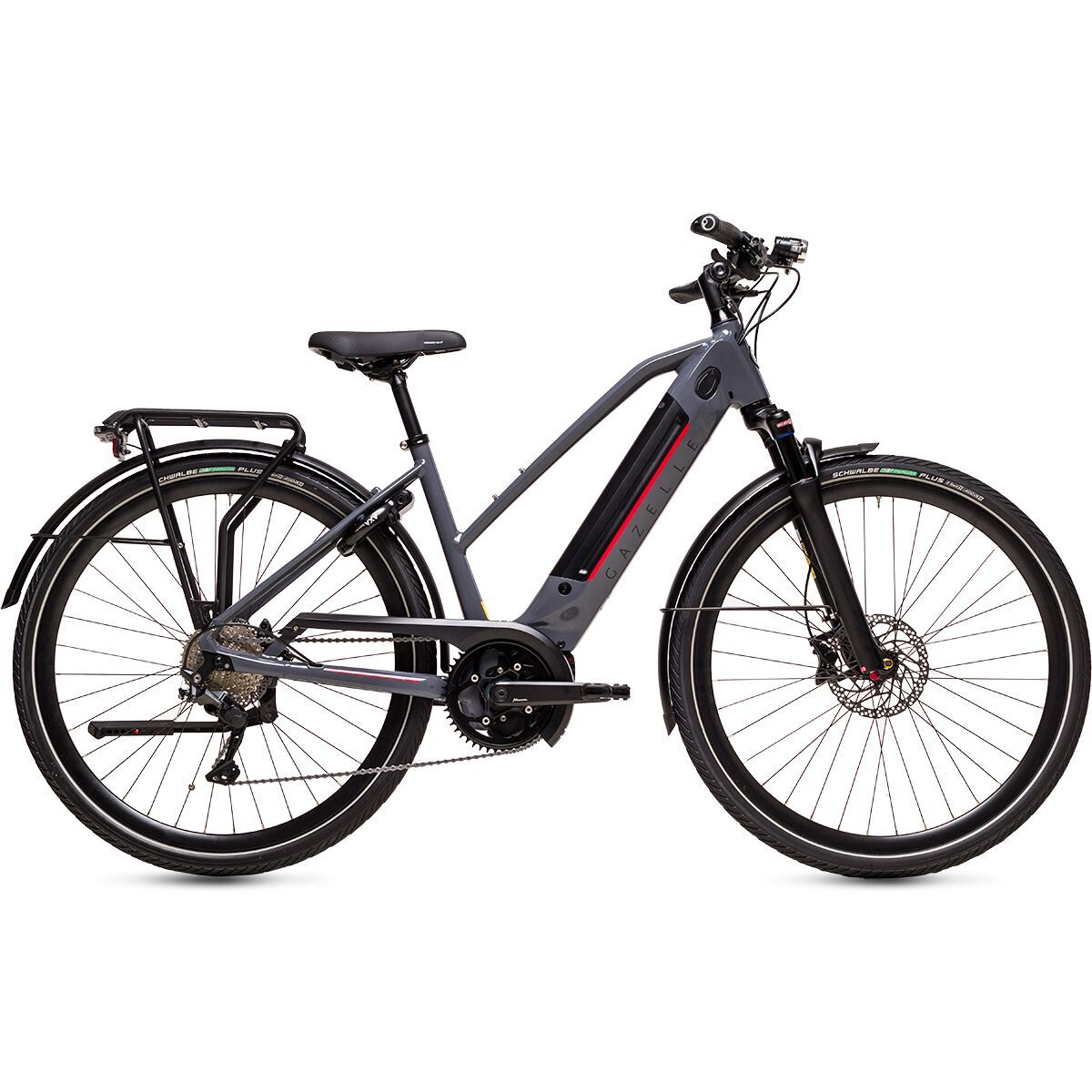 Gazelle Ultimate T10 Plus E-Bike Dust Light, 53cm/Mid Step