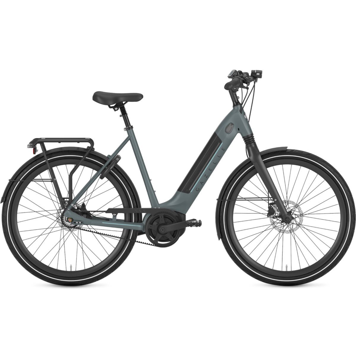 Gazelle Ultimate C8 E-Bike Petrol Matte, 46cm/Low Step