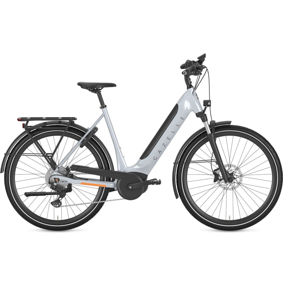 Image of Gazelle Ultimate T10 E-Bike Frozen White, 53cm/Low Step