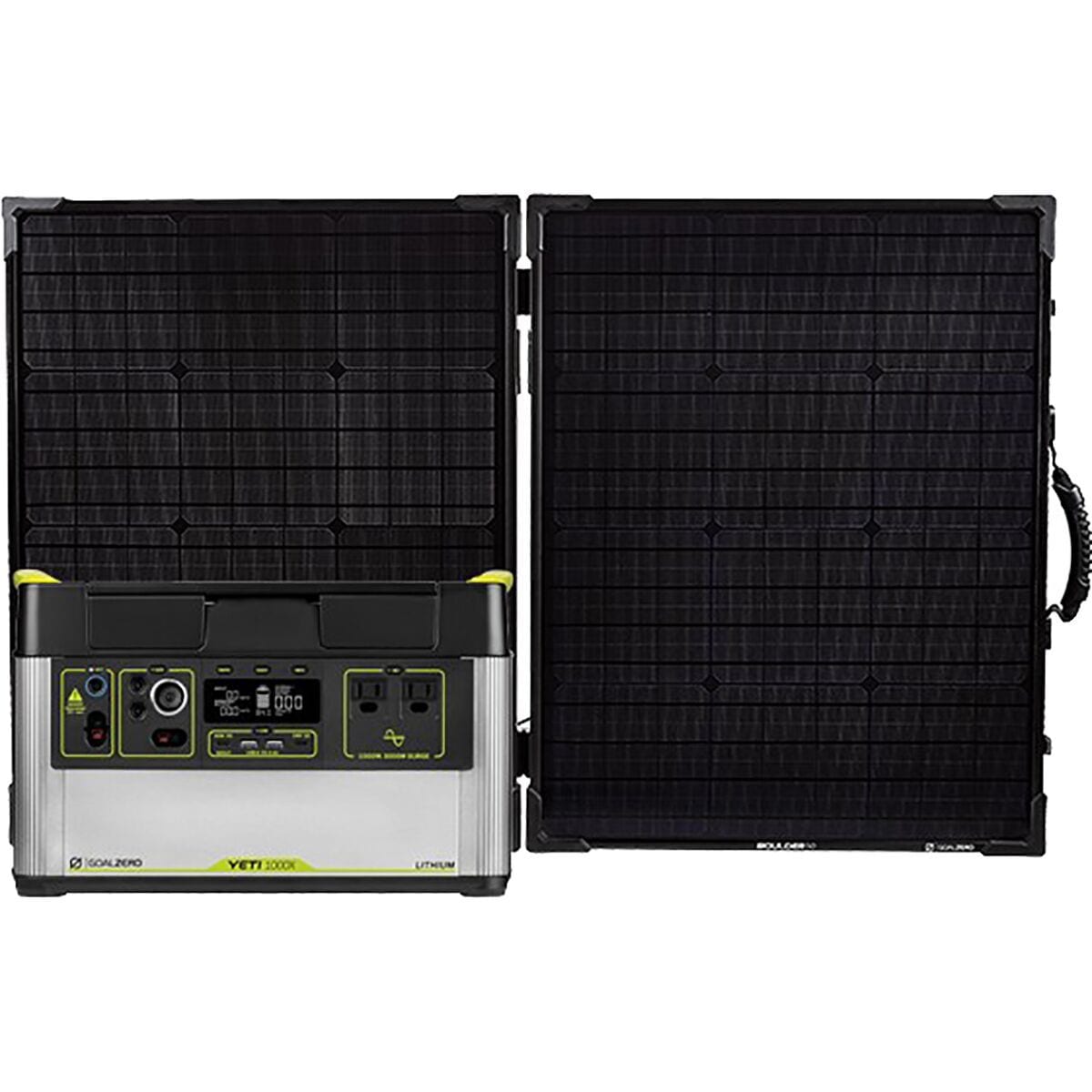 Goal Zero Yeti 1000X Solar Kit With Boulder 100 Briefcase
