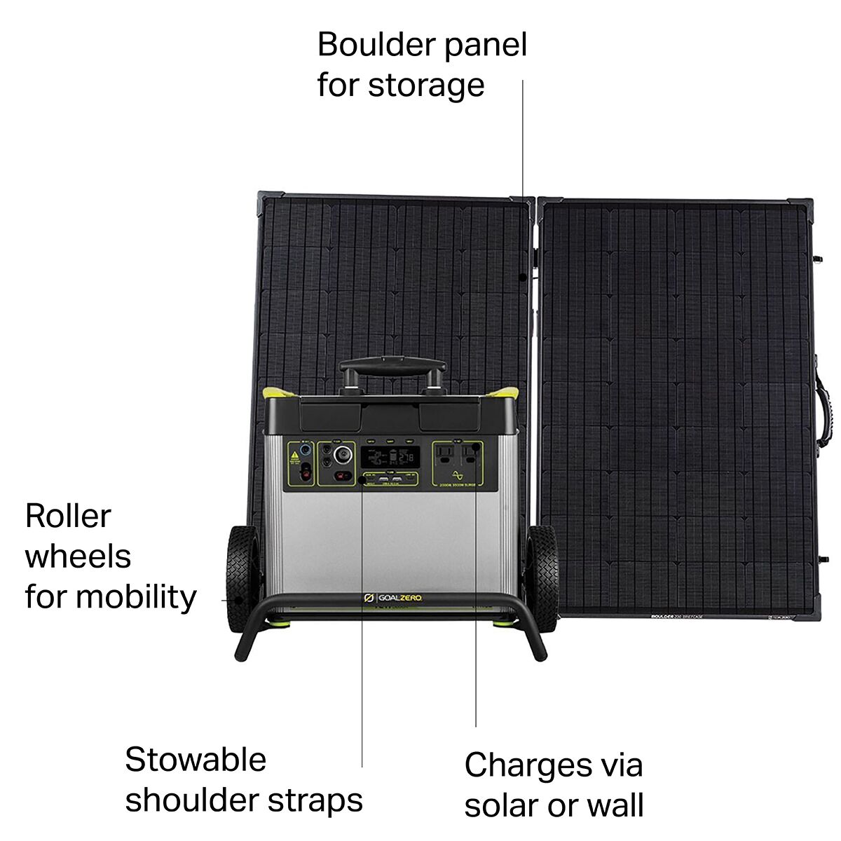 Goal Zero Yeti 3000X + Boulder 200 Briefcase Solar Generator Kit