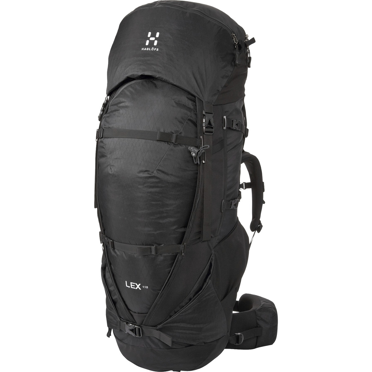 110 l hiking backpack Brigade Tactical Pack cinch down straps Puncture resistant Bergans Alpinist 110L Backpack